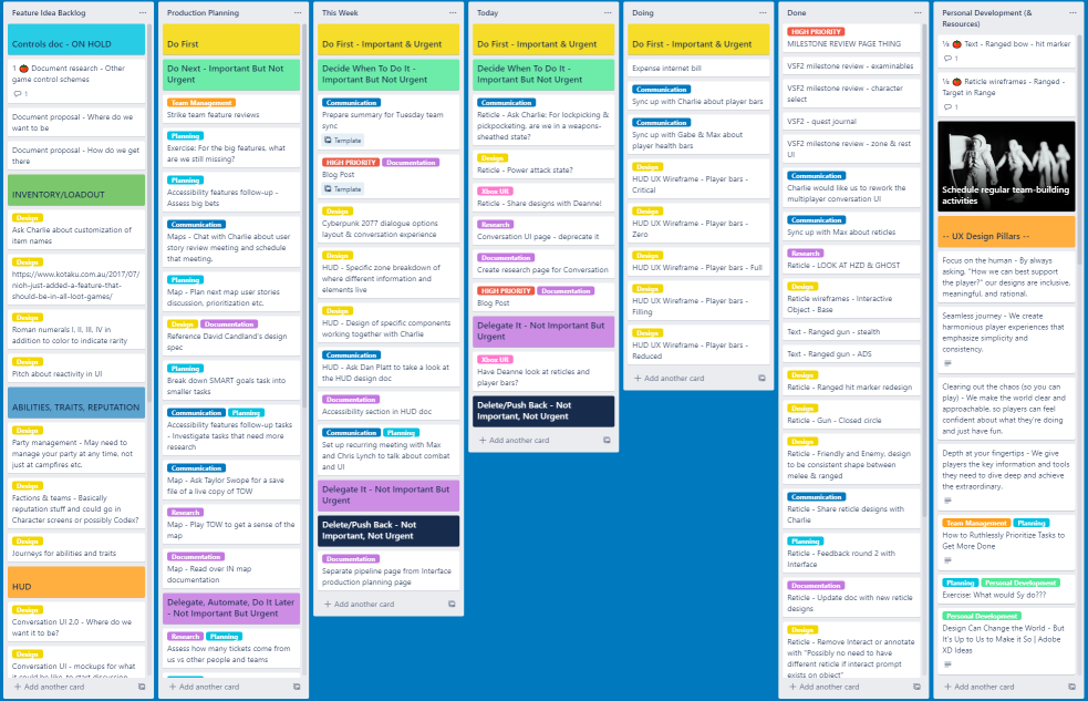 Matrix for Trello